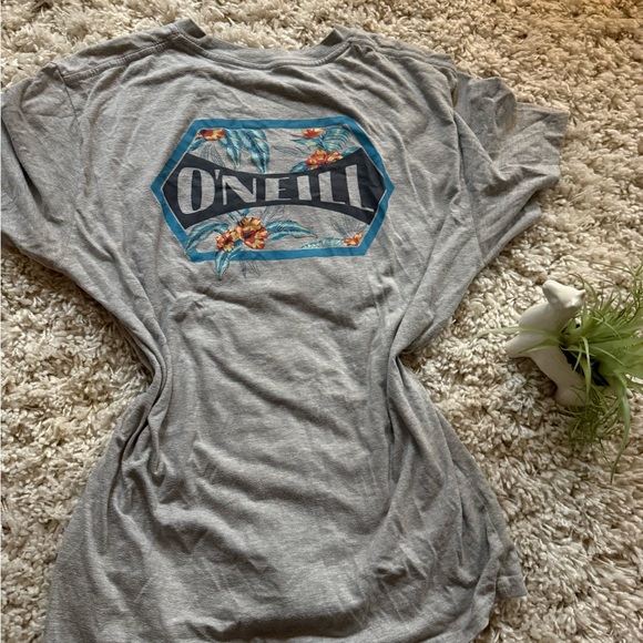 O'Neill Other - Grey and blue Hawaiian men’s athletic sporty gray Oneill surf shirt
